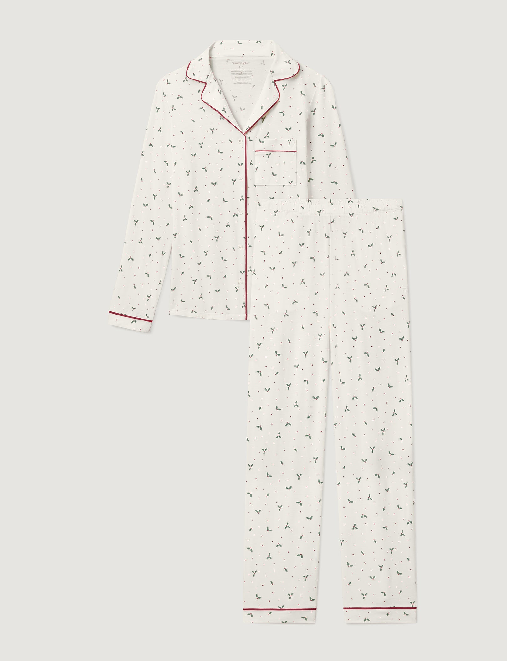 Women's Downtime Long Sleeve Pajama Top & Pant Set