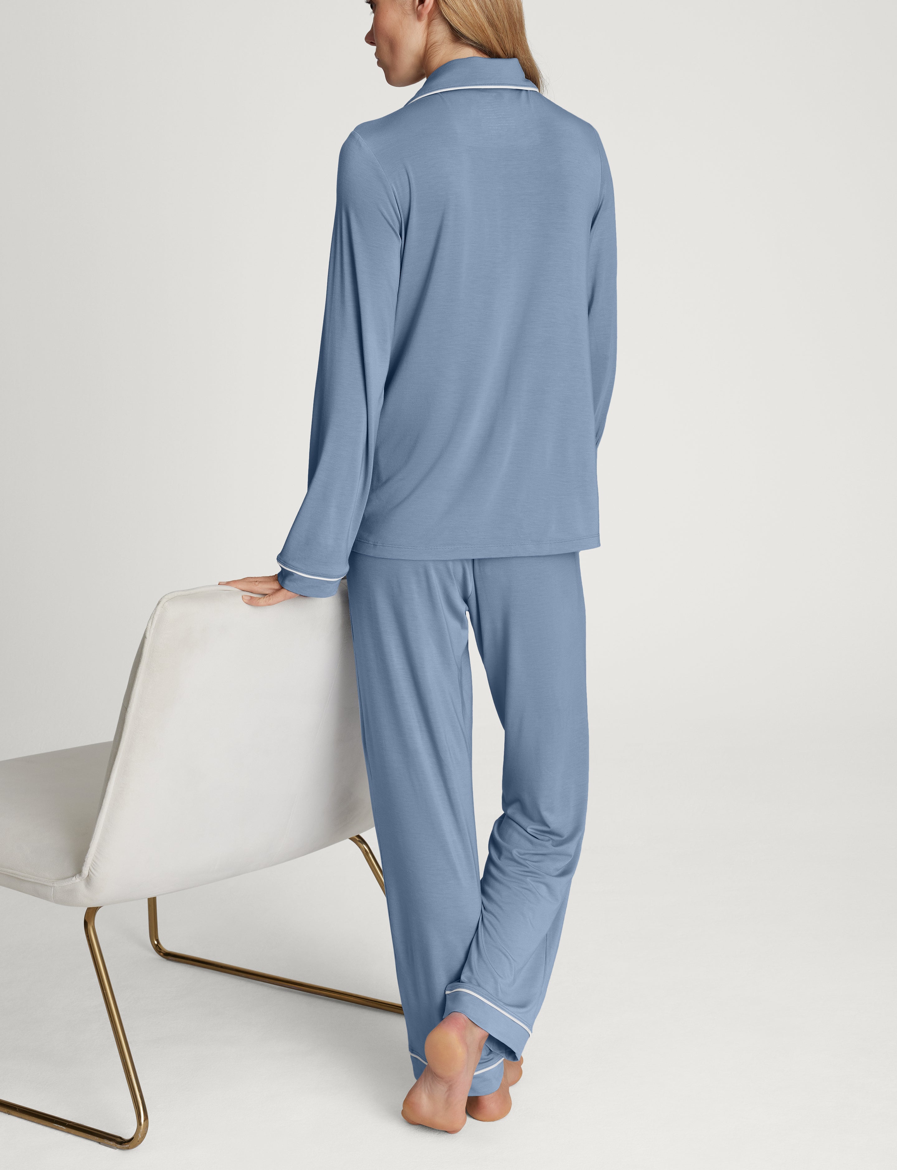Women's Downtime Long Sleeve Pajama Top & Pant Set
