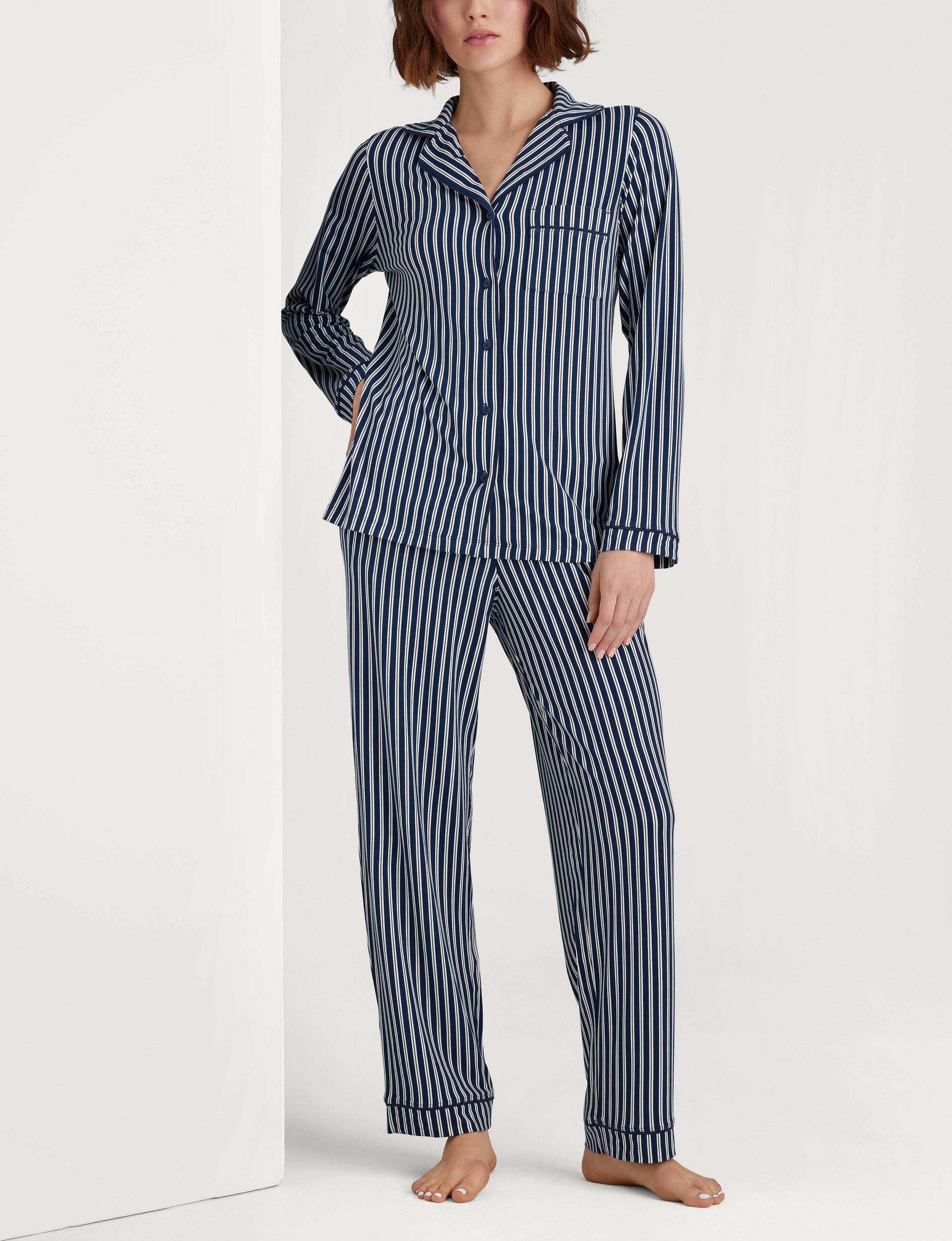 Women's Downtime Long Sleeve Pajama Top & Pant Set
