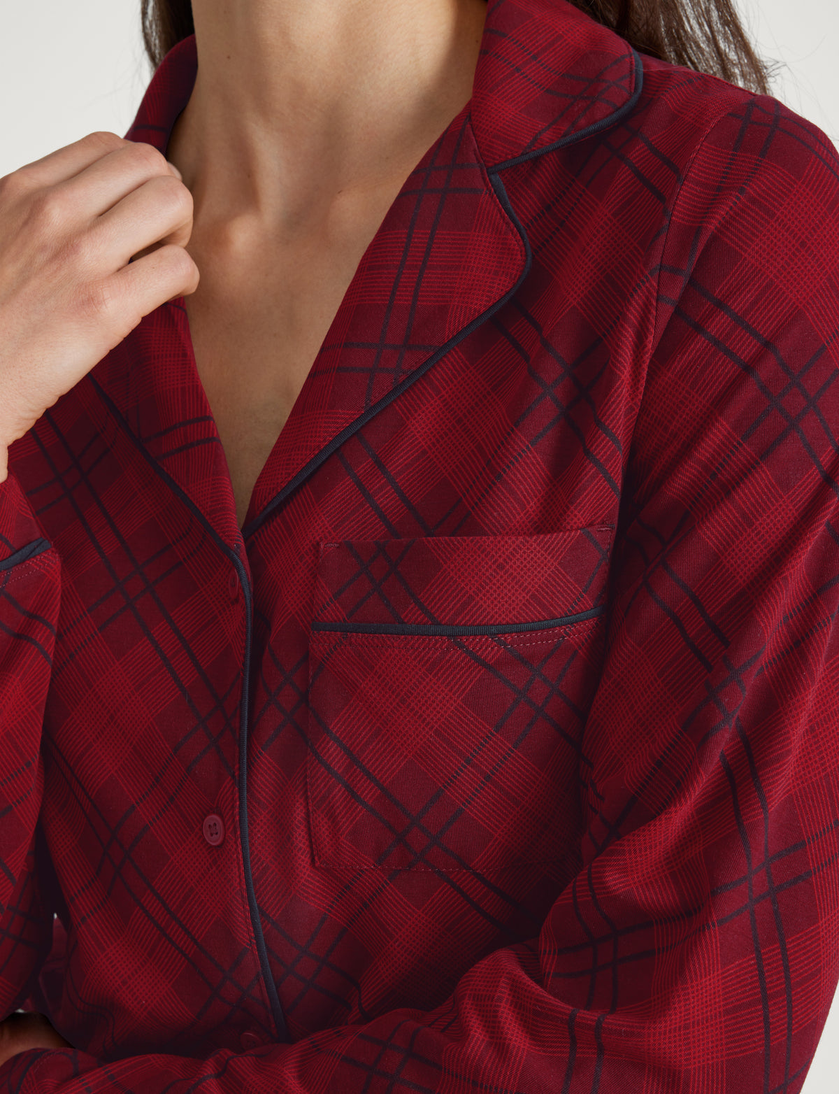 Women's Downtime Long Sleeve Pajama Top & Pant Set