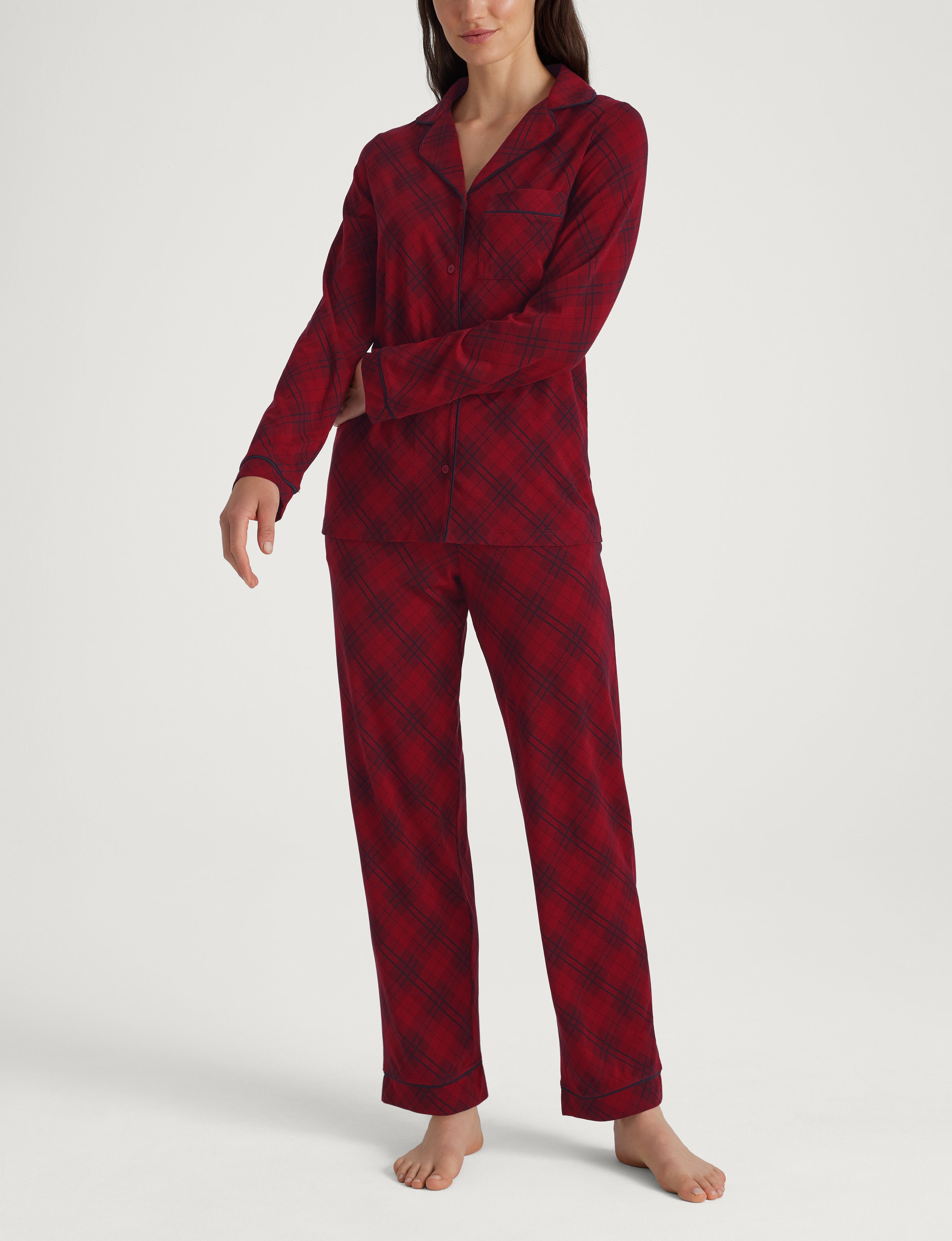 Women's Downtime Long Sleeve Pajama Top & Pant Set