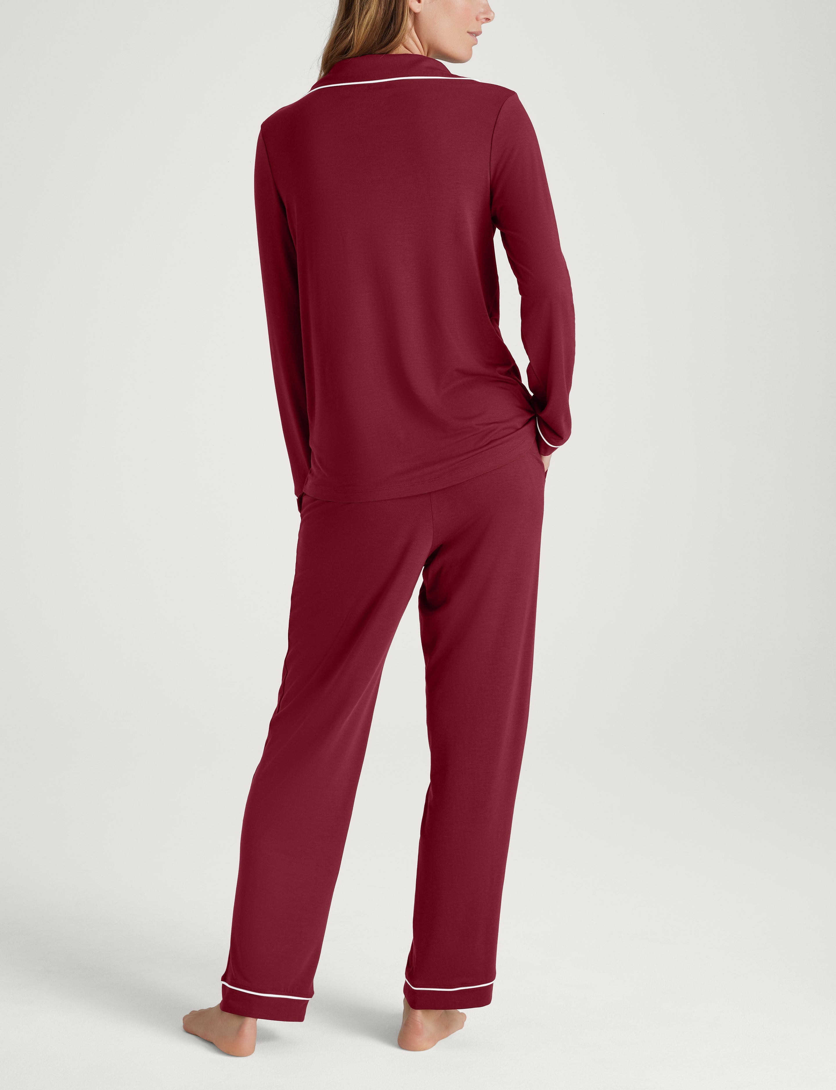 Women's Downtime Long Sleeve Pajama Top & Pant Set