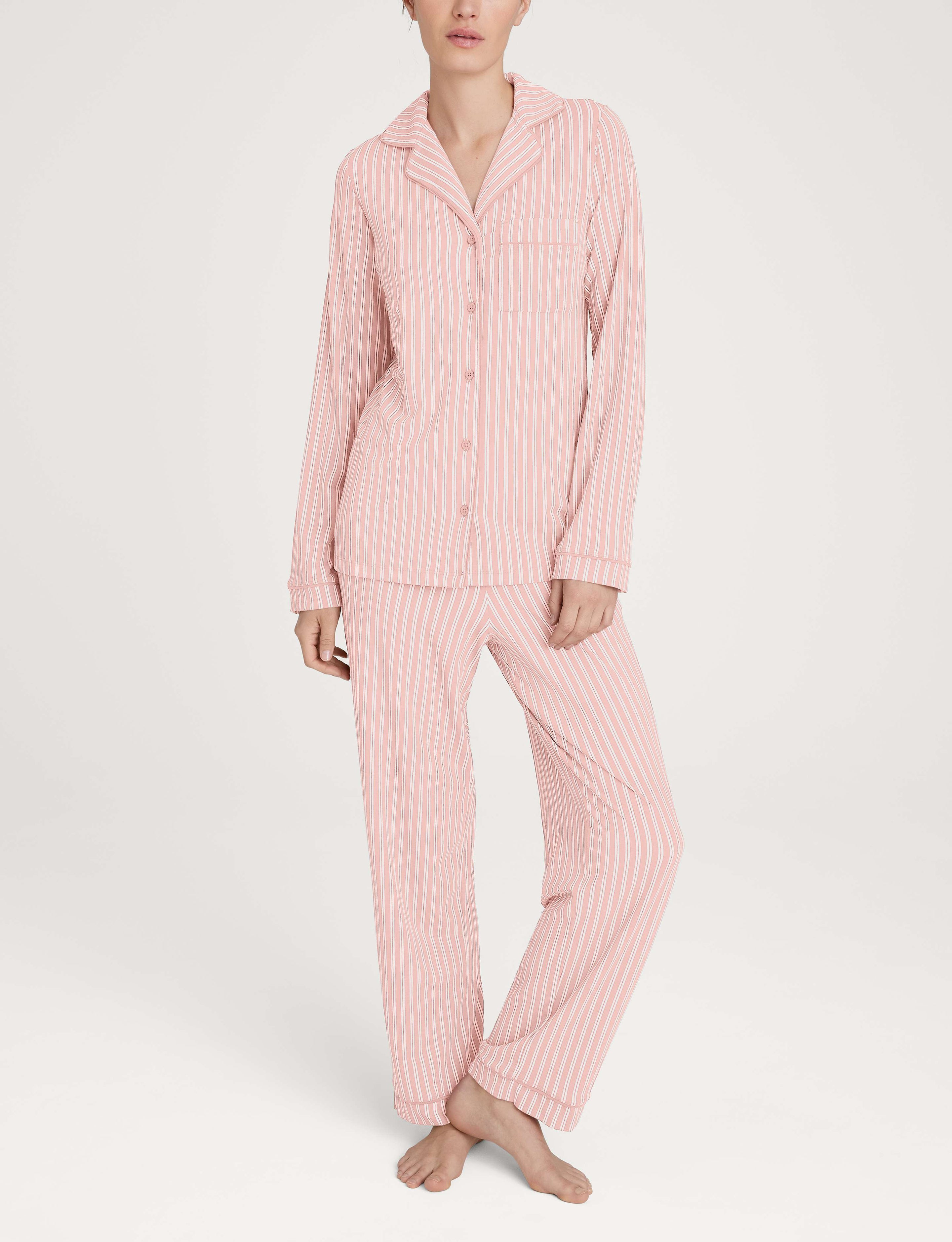 Women's Downtime Long Sleeve Pajama Top & Pant Set