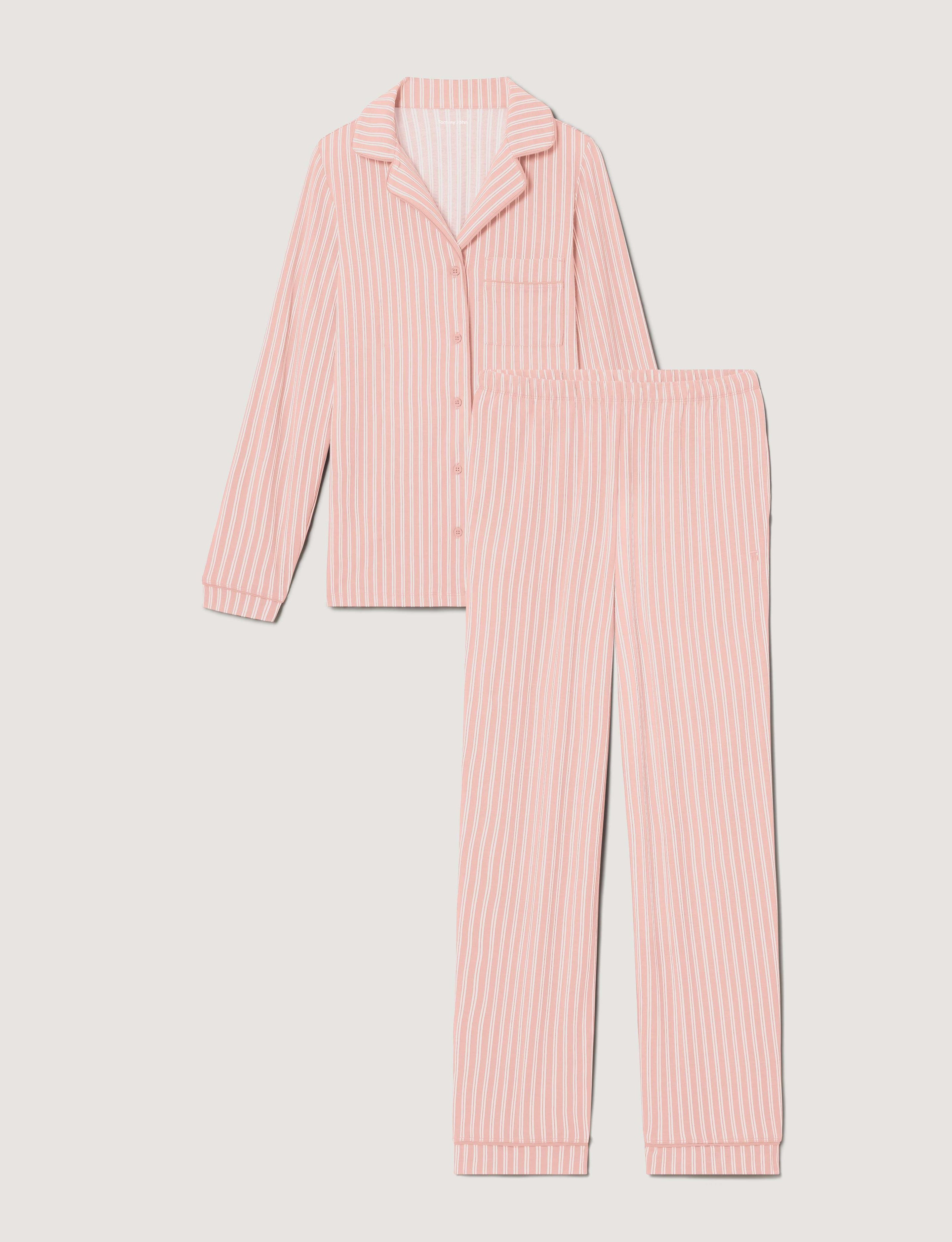 Women's Downtime Long Sleeve Pajama Top & Pant Set