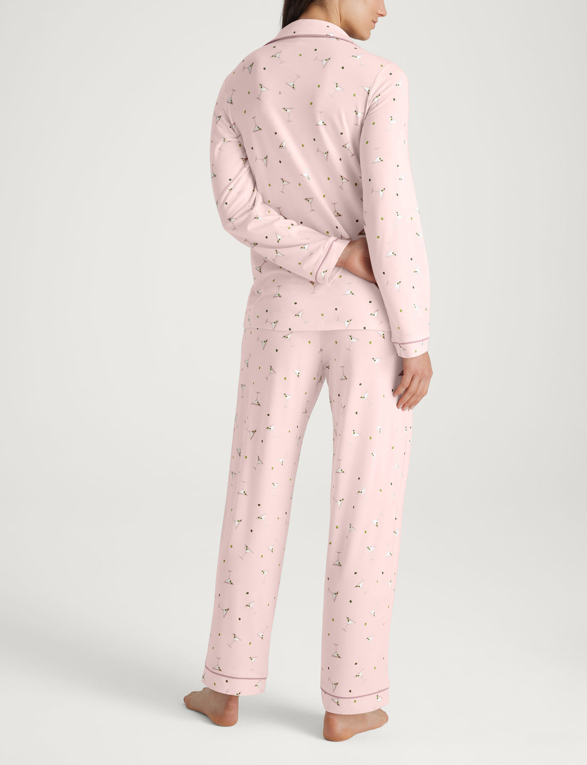 Women's Downtime Long Sleeve Pajama Top & Pant Set