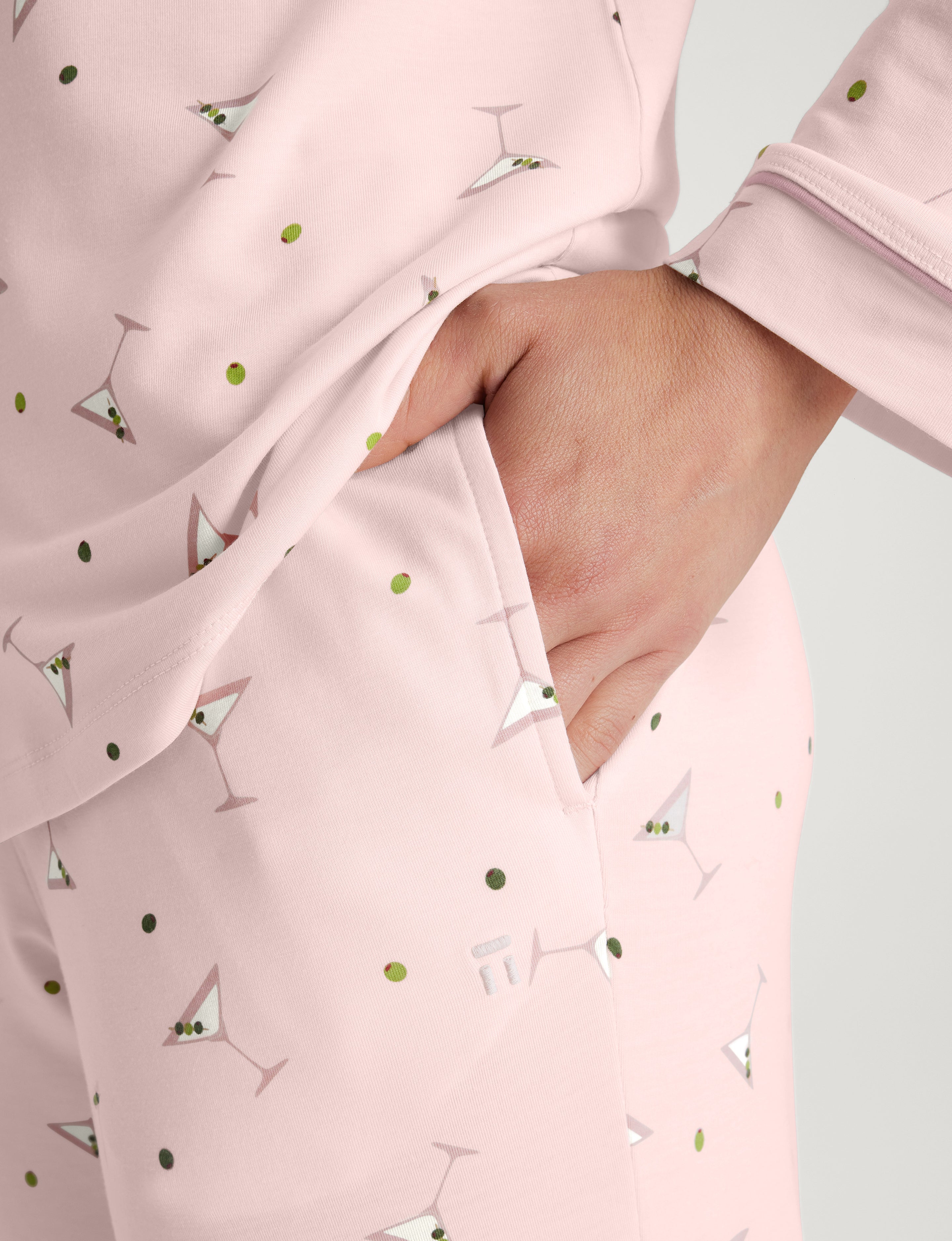 Women's Downtime Long Sleeve Pajama Top & Pant Set