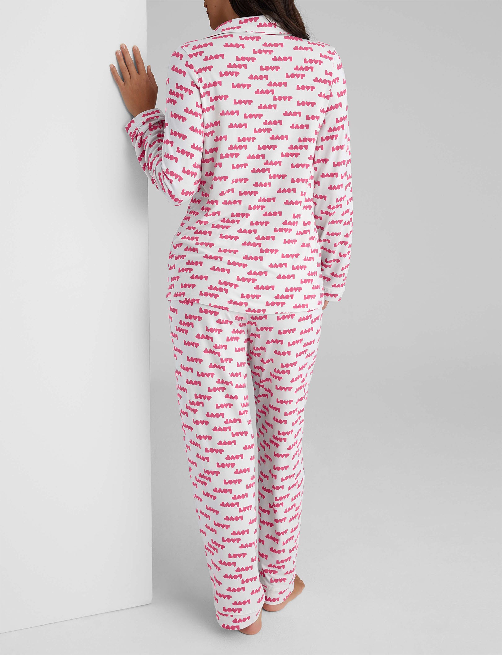 Women's Downtime Long Sleeve Pajama Top & Pant Set