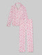 Women's Downtime Long Sleeve Pajama Top & Pant Set::Love Coconut Milk