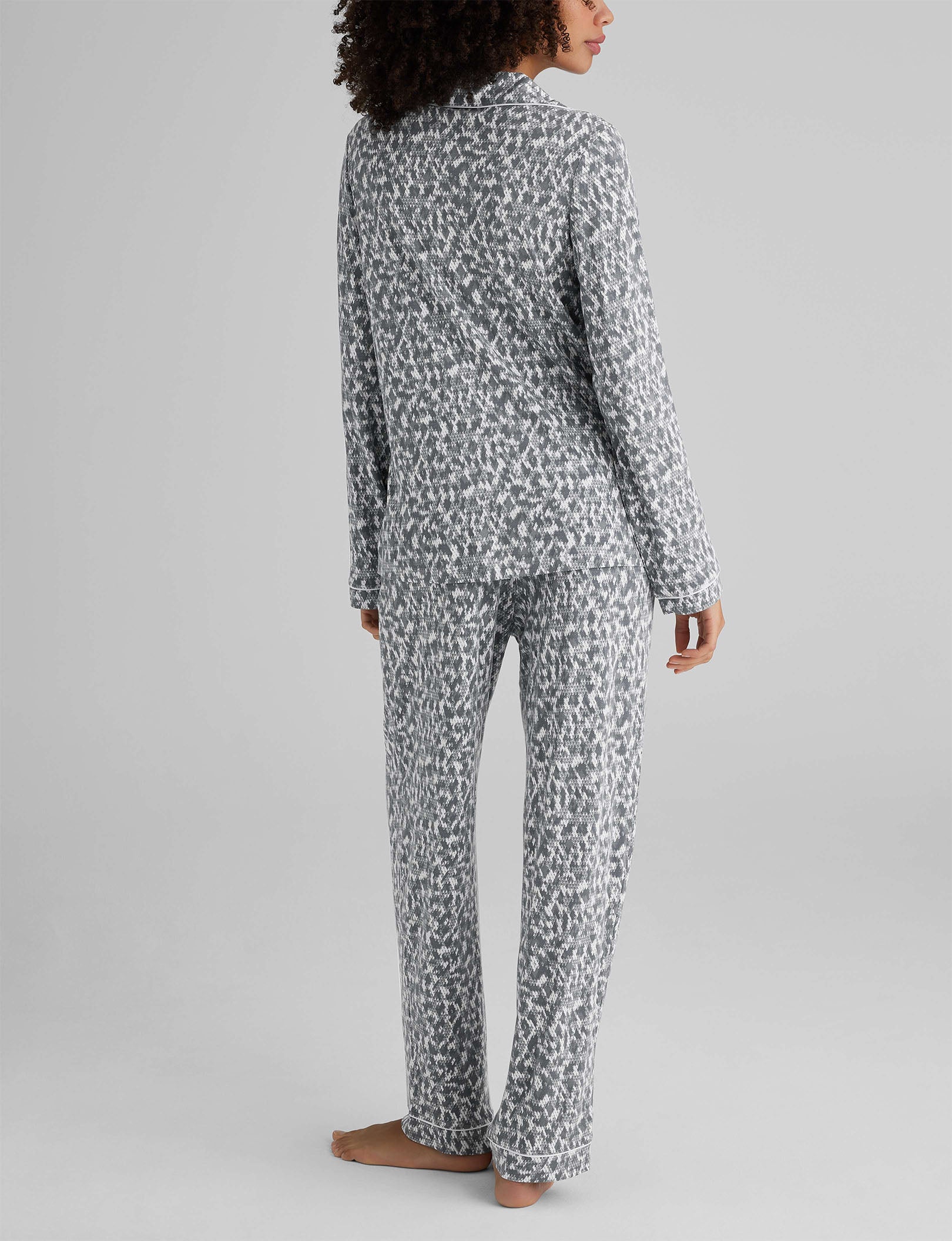 Women's Downtime Long Sleeve Pajama Top & Pant Set