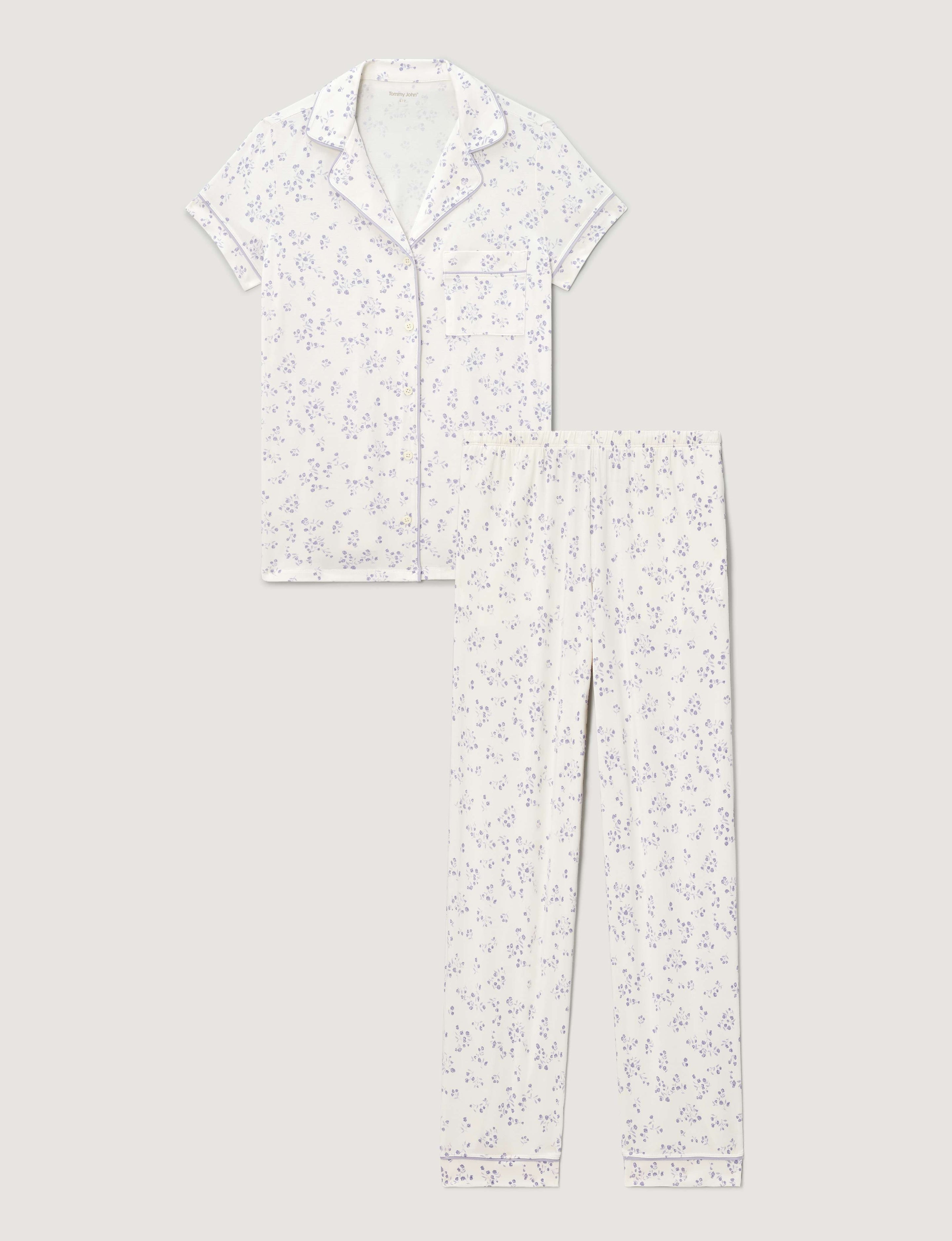 Women's Downtime Pajama Top & Pant Set