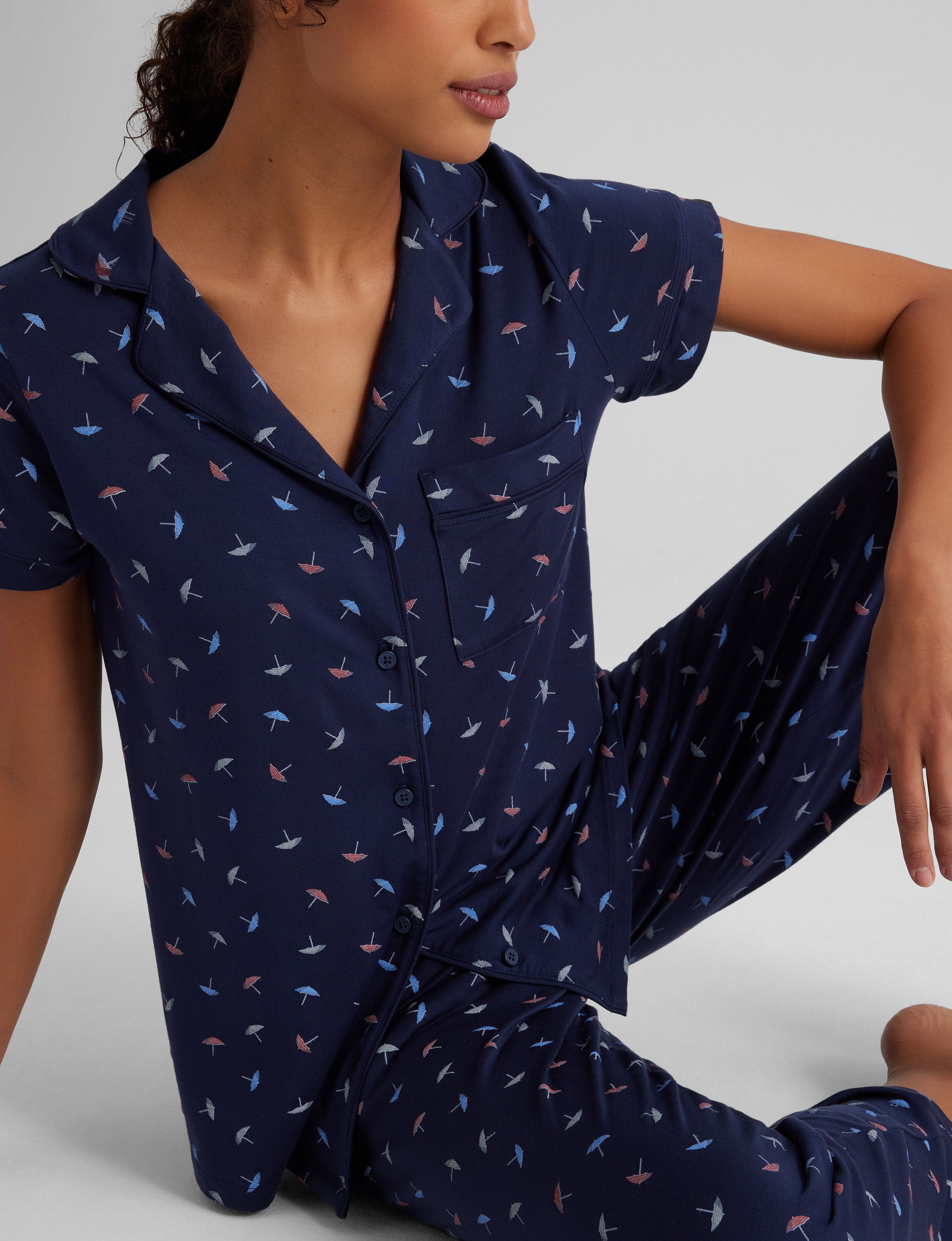 Women's Downtime Pajama Top & Pant Set