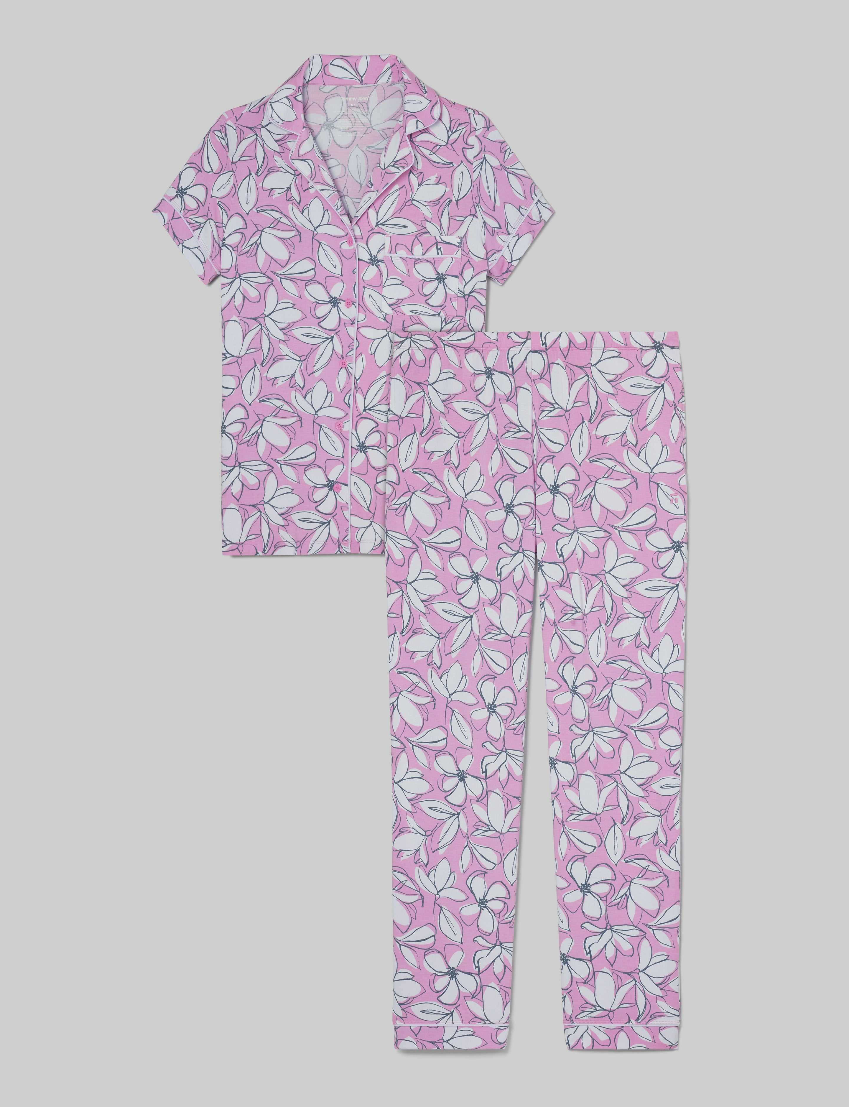 Women's Downtime Pajama Top & Pant Set