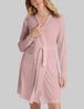 Women's Second Skin Sleep Robe::Silver Pink