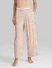 Women's Second Skin Wide-Leg Sleep Pant::Rugby Tan Animal Texture