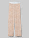 Women's Second Skin Wide-Leg Sleep Pant::Rugby Tan Animal Texture::Swatch
