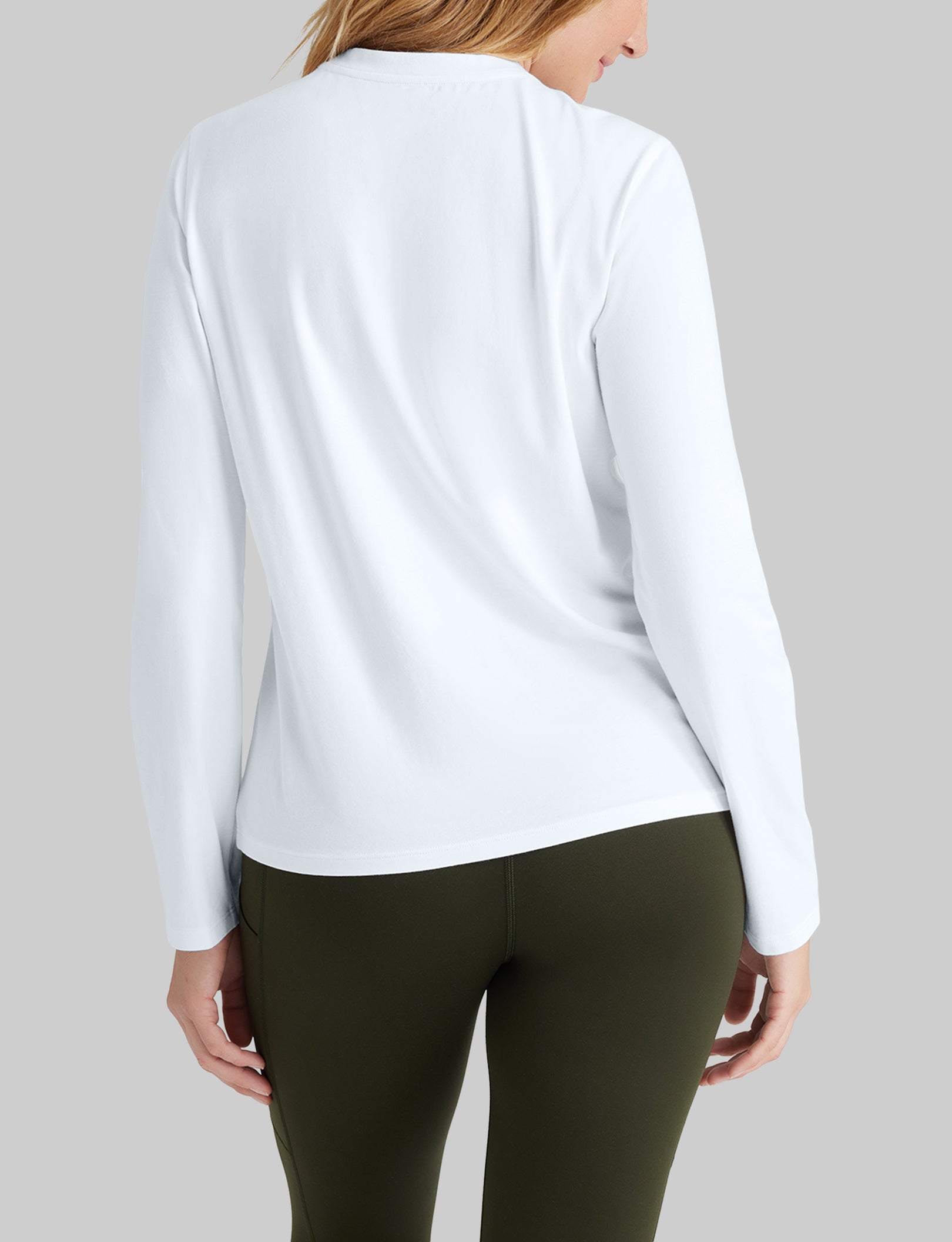 Second Skin Long Sleeve Crew Neck Tee