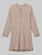 Women's Downtime Henley Sleep Dress::Chateau Gray Simple Leopard::Swatch