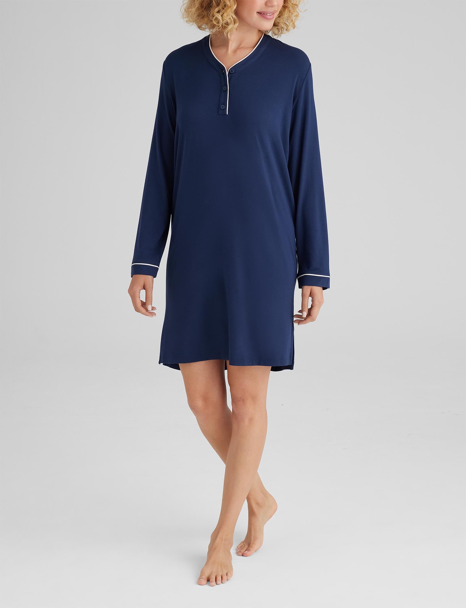 Women's Downtime Henley Sleep Dress