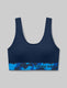 Cool Cotton Scoop Bralette::Navy/Blue Camo WB::Swatch