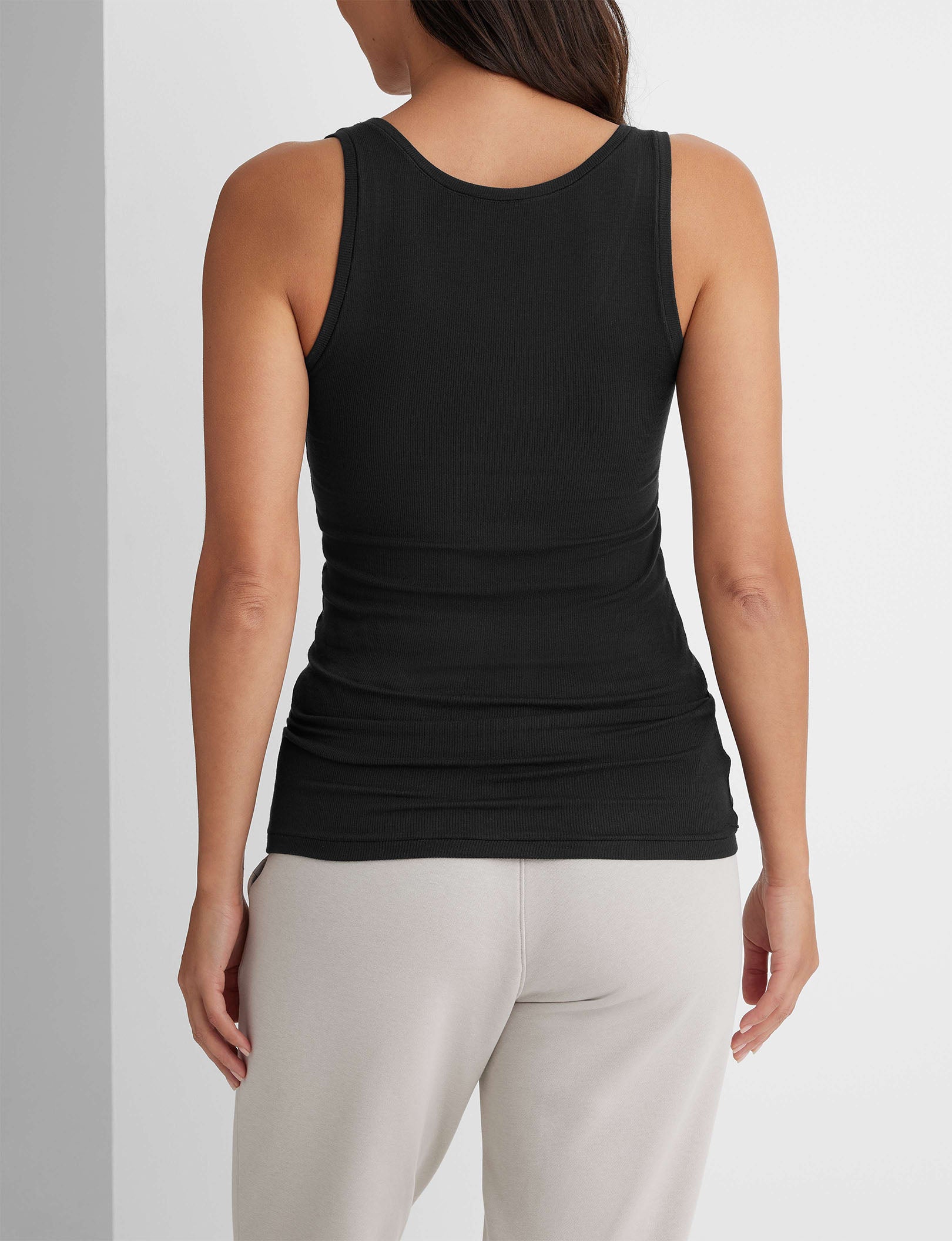 Women's Micro Rib Fitted Tank (2-Pack)