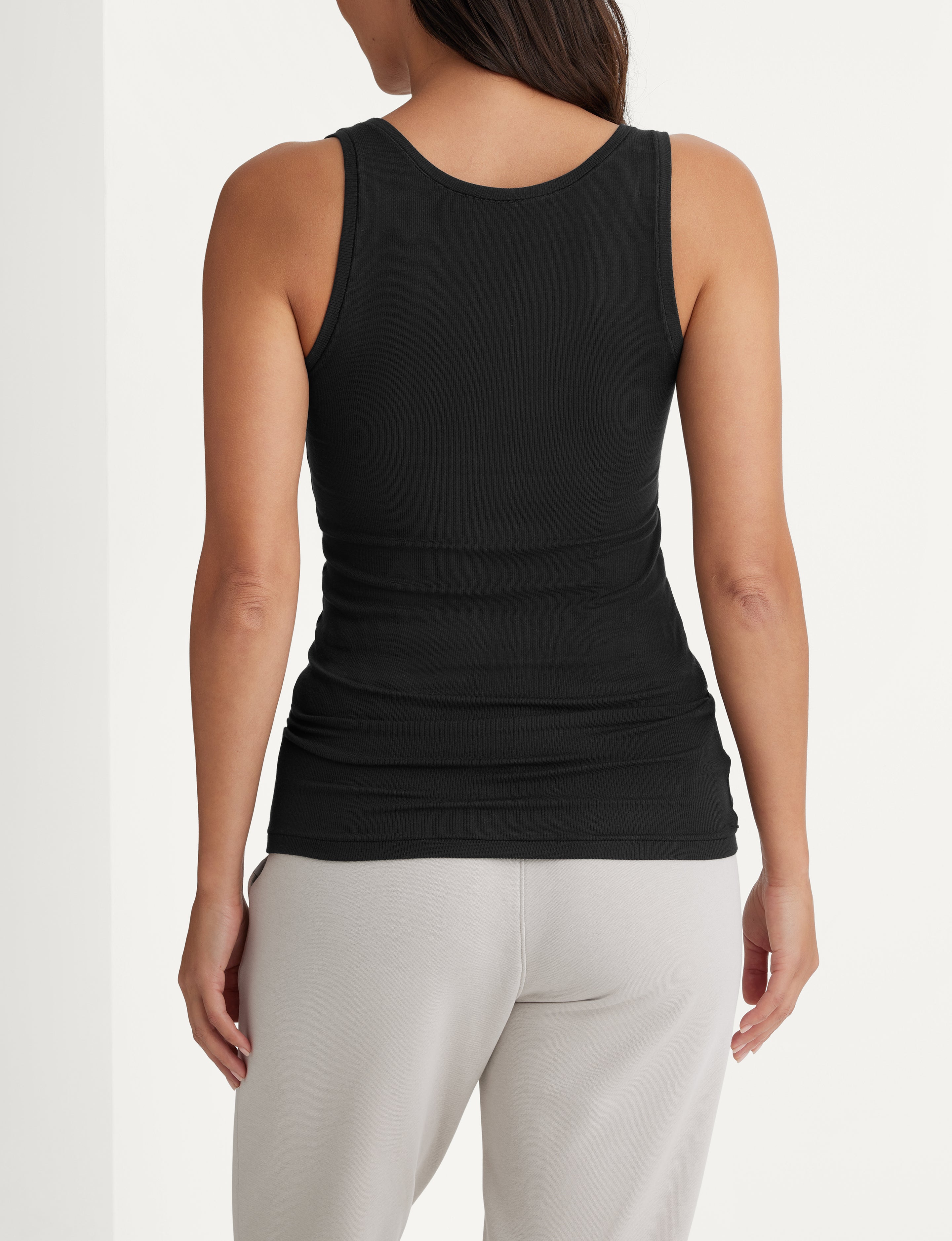 Women's Woven Boxer & Micro Rib Fitted Tank