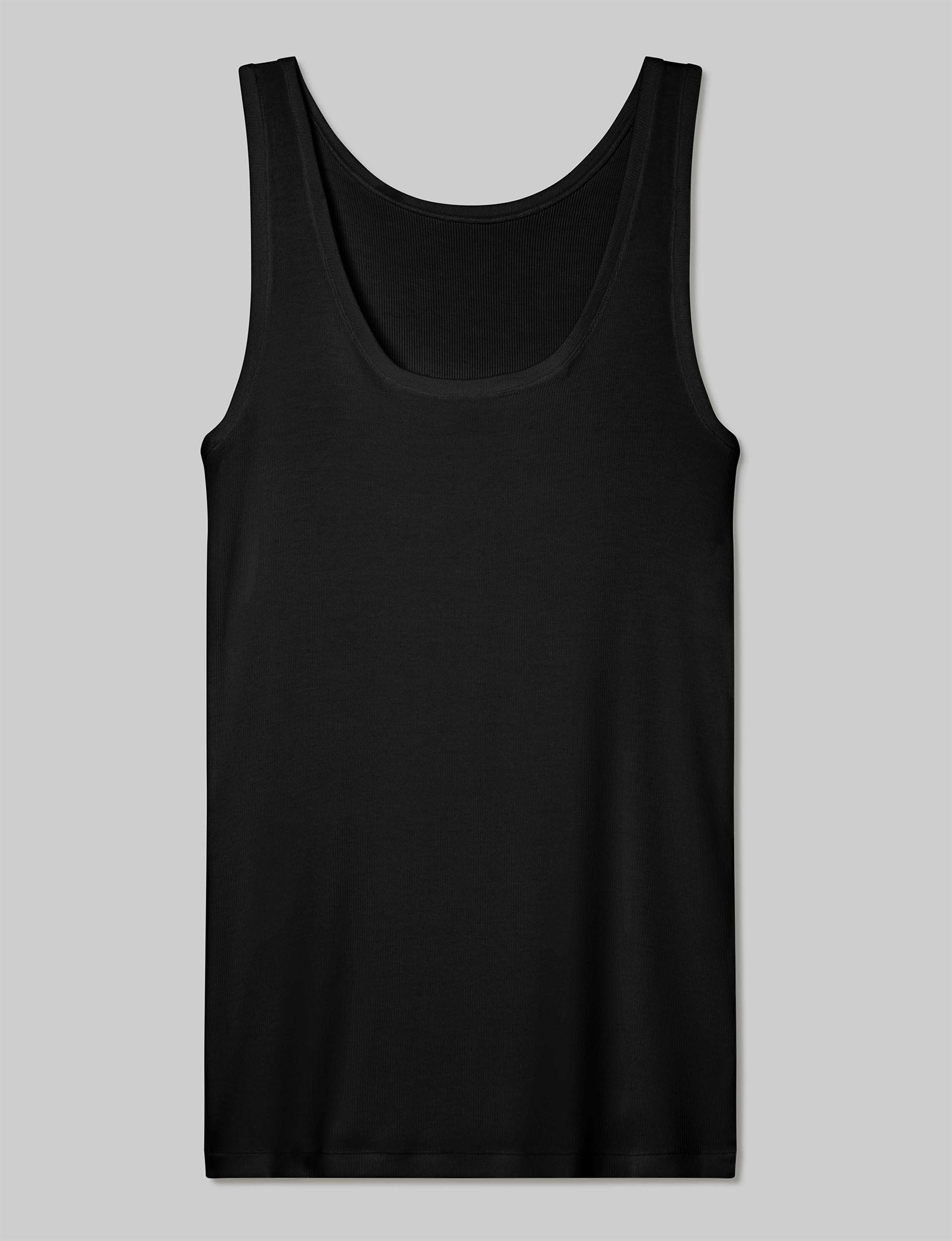 Women's Second Skin Micro Rib Fitted Tank