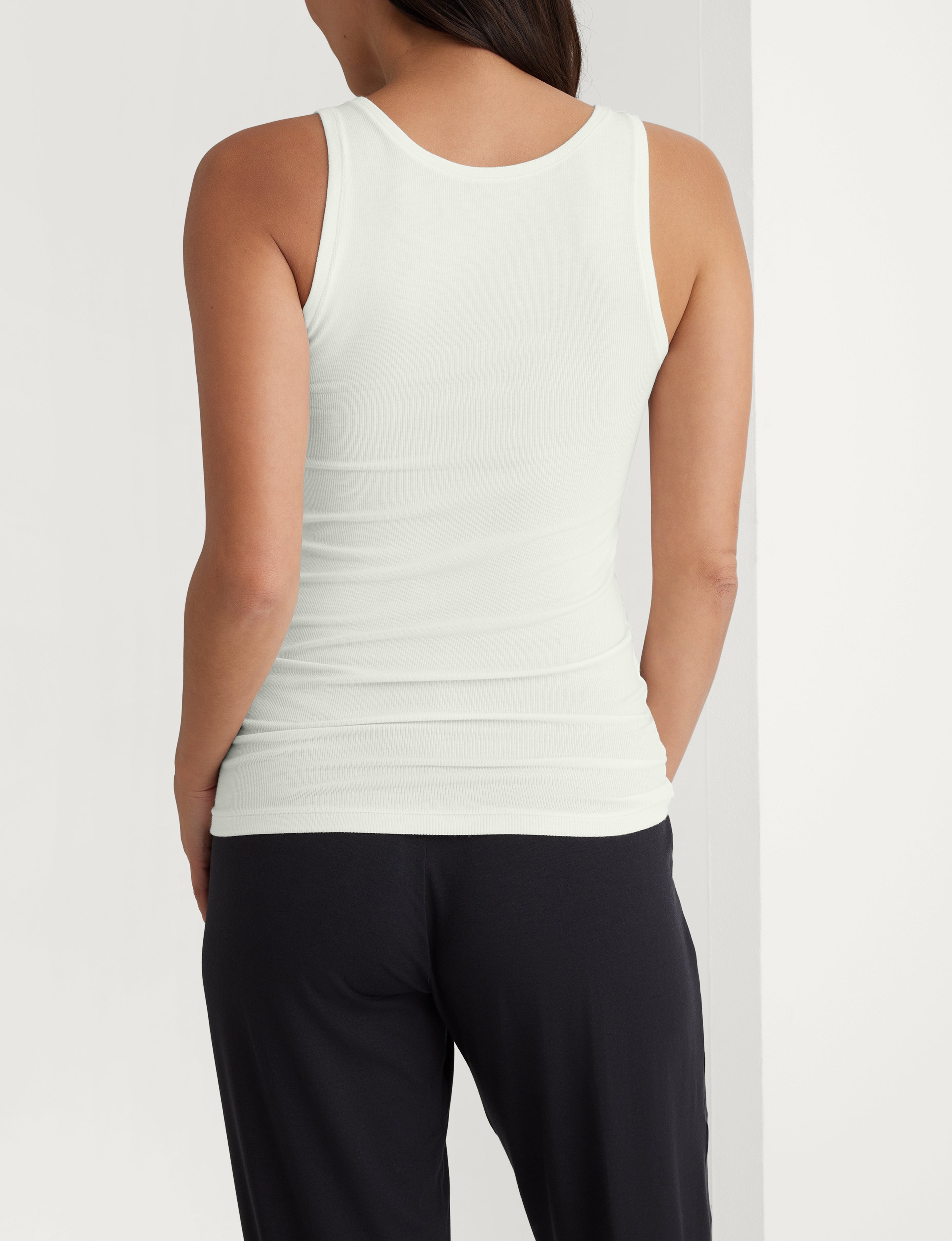 Women's Woven Boxer & Micro Rib Fitted Tank