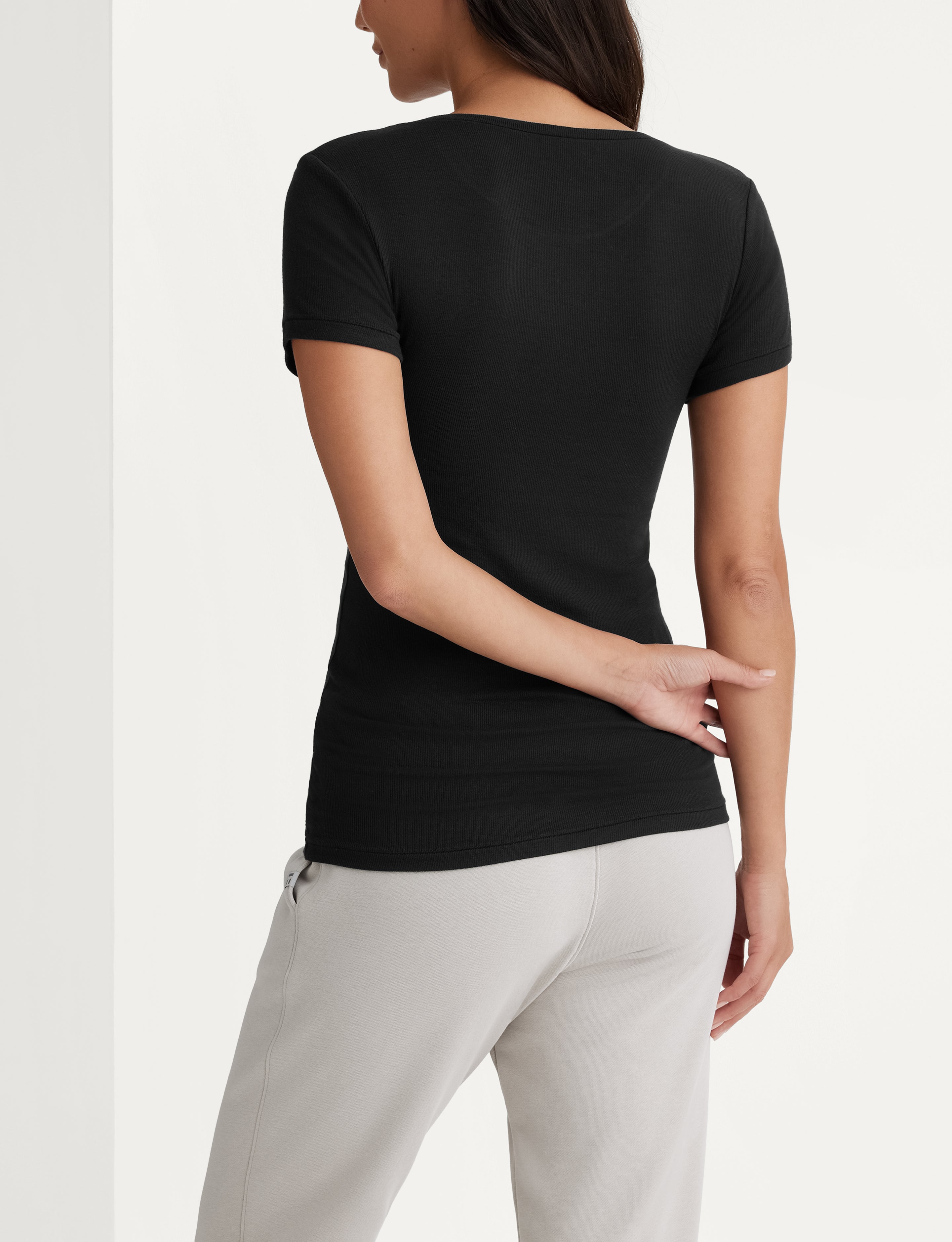 Women's Micro Rib Tee & Pant Set