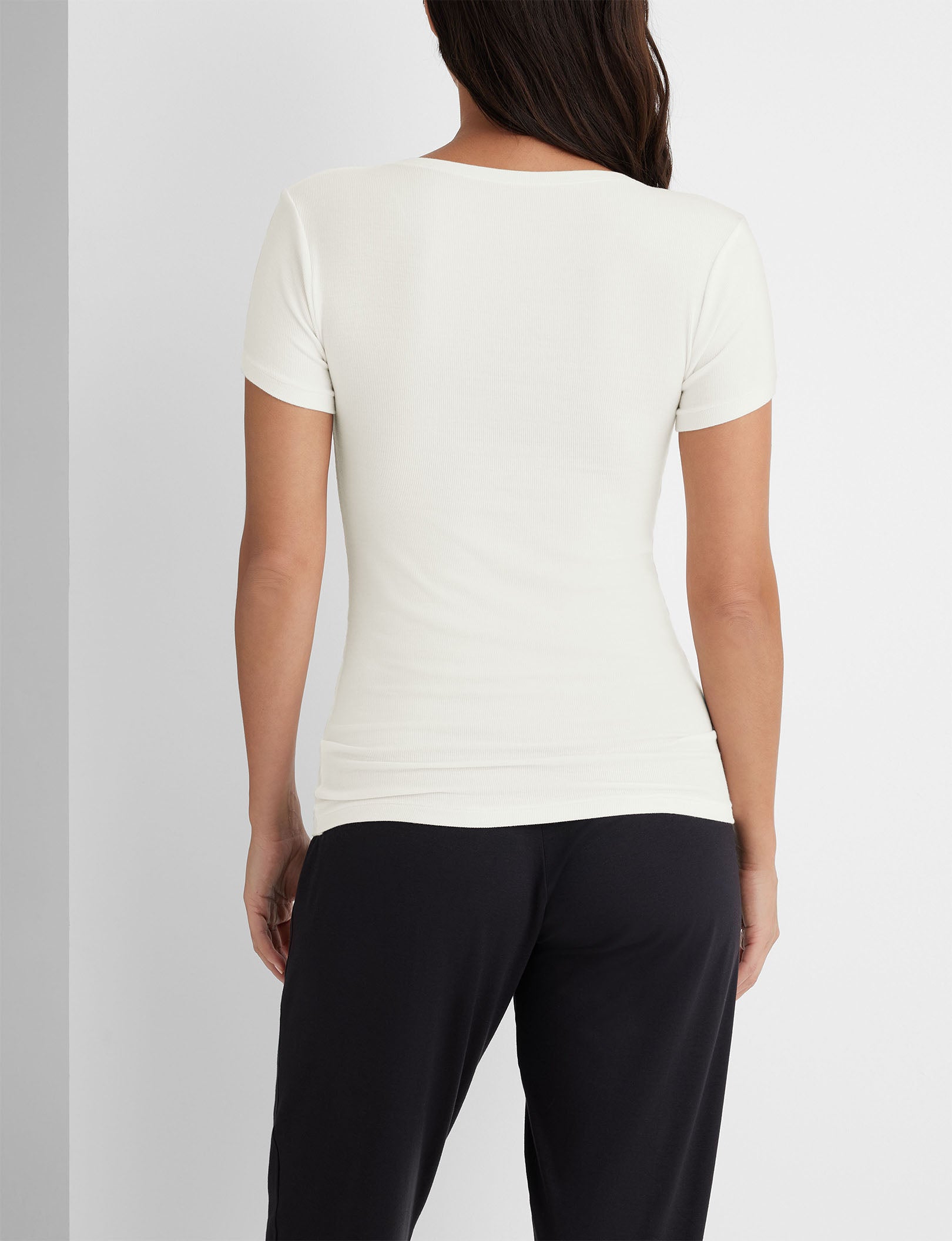 Women's Micro Rib Cap Sleeve Tee (2-Pack)