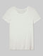 Women's Second Skin Micro Rib Cap Sleeve Tee::Coconut Milk::Swatch