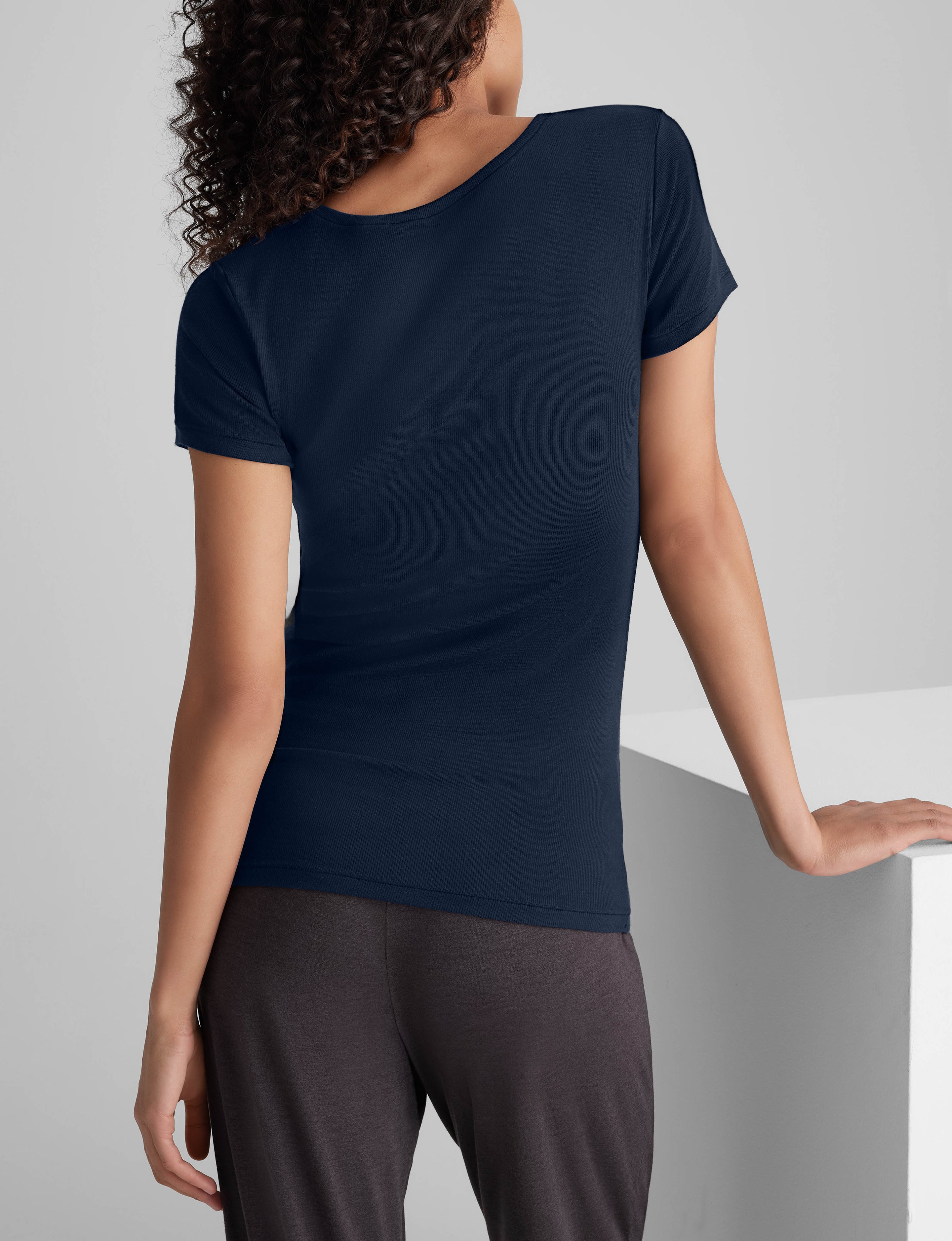 Women's Micro Rib Cap Sleeve Tee