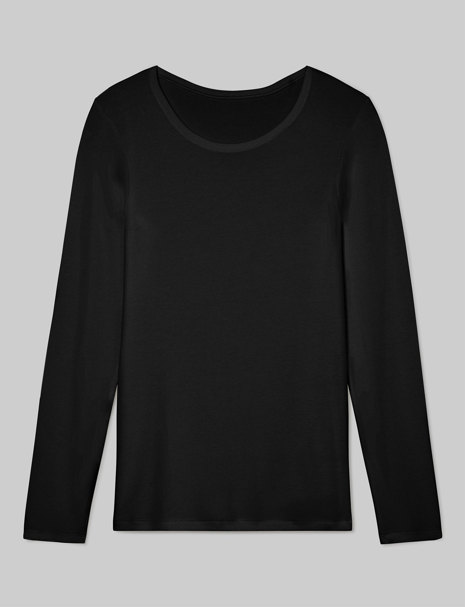 Women's Second Skin Micro Rib Long Sleeve Tee