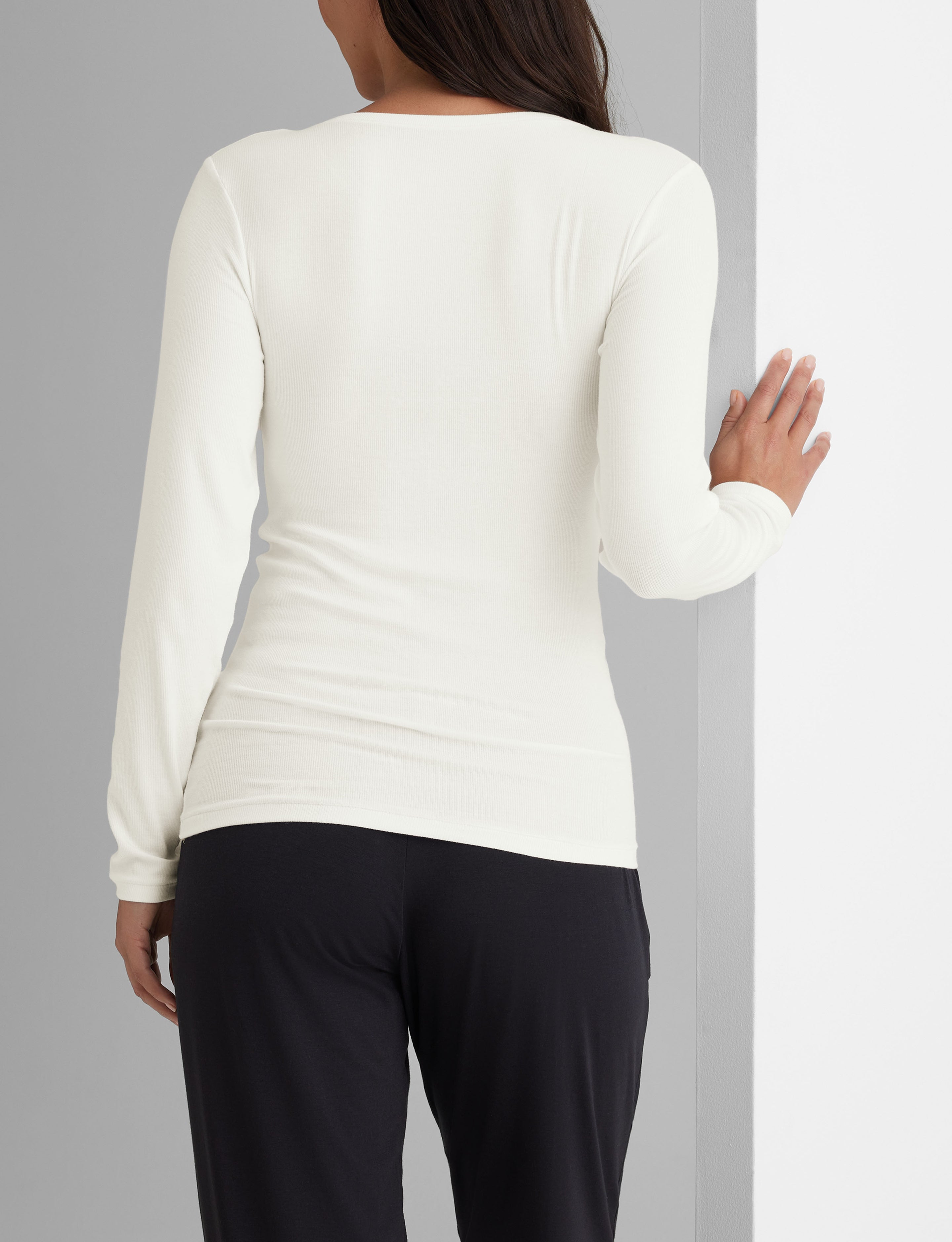 Women's Second Skin Micro Rib Long Sleeve Tee