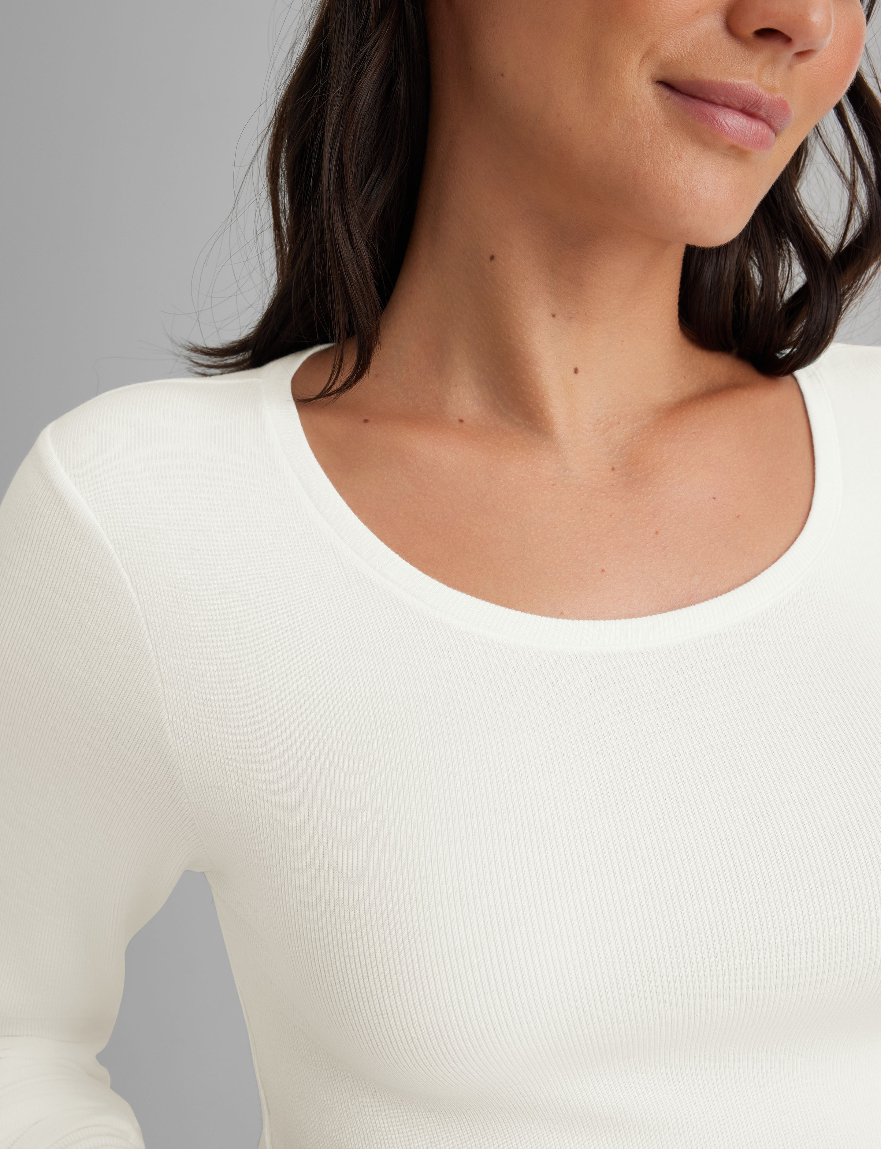 Women's Micro Rib Long Sleeve Tee (2-Pack)
