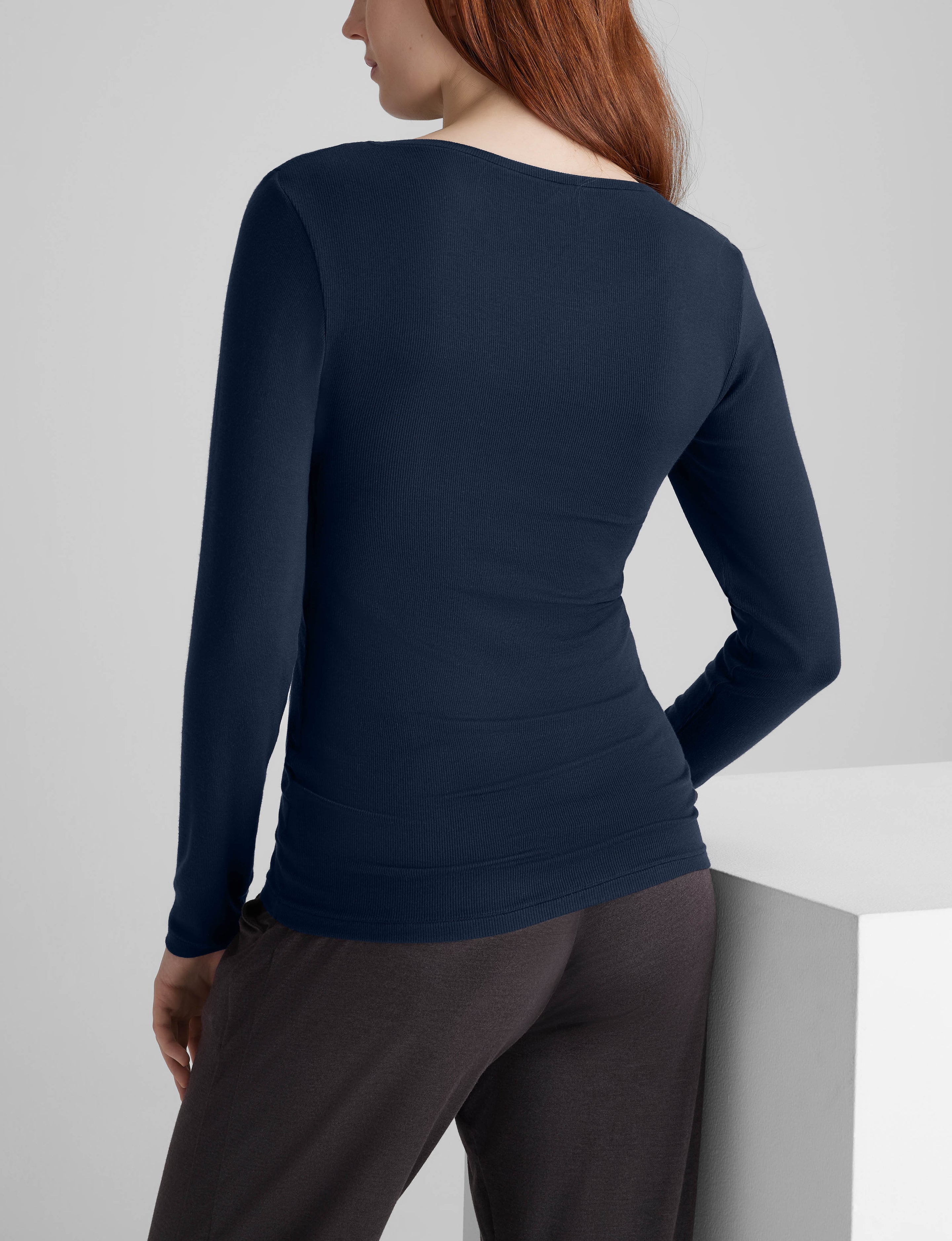 Women's Micro Rib Long Sleeve Tee