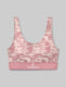 Second Skin Scoop Bralette::Pink Camo::Swatch