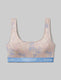 Second Skin Scoop Bralette::Blush Scattered Floral::Swatch