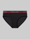 Women's Second Skin Brief::Black/Red Holiday Plaid WB::Swatch