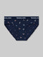 Women's Second Skin Brief::Dress Blues Floating Umbrellas::Swatch