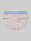 Women's Second Skin Brief::Blush Scattered Floral::Swatch