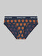 Women's Second Skin Brief::Dress Blues Slam Dunk::Swatch