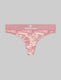 Women's Second Skin Thong::Pink Camo::Swatch