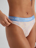 Women's Second Skin Thong::Blush Scattered Floral