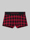 Women's Second Skin Boyshort::Red Holiday Plaid::Swatch