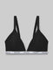 Signature Comfort Lace Triangle Bralette::Black Lace::Swatch