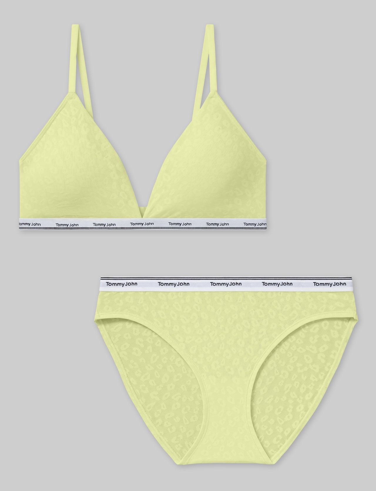 Signature Comfort Lace Triangle Bralette & Bikini Set