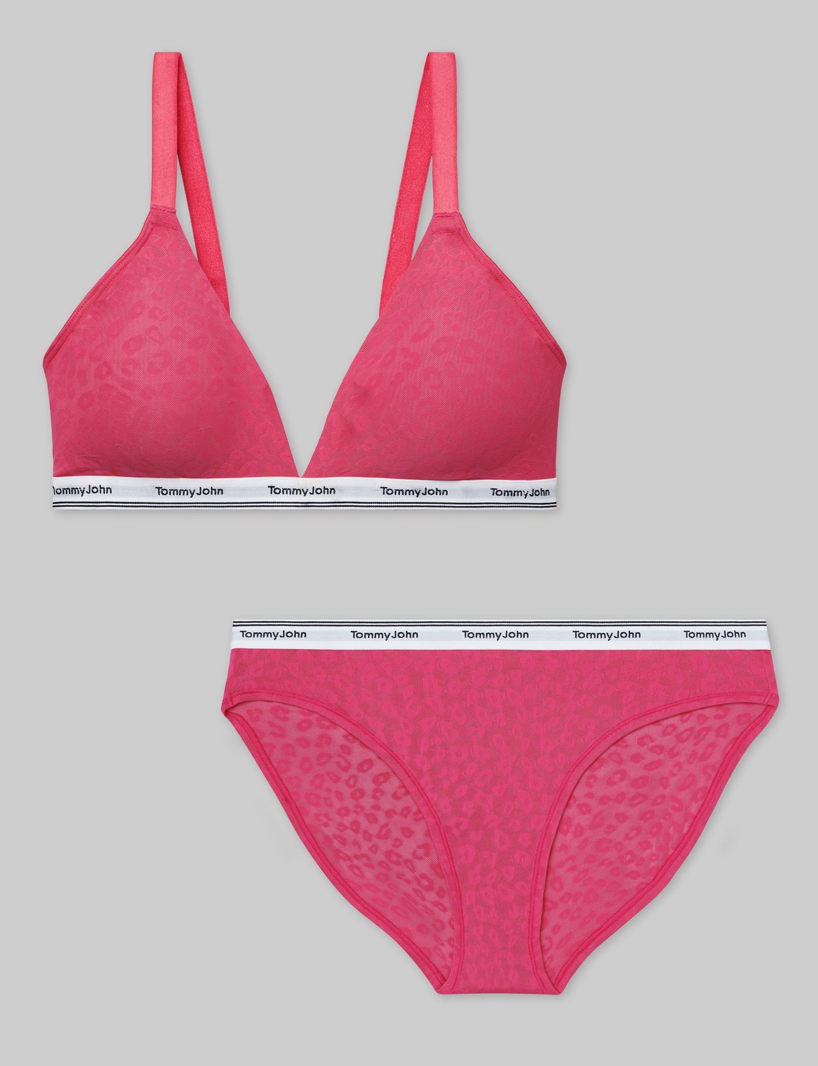 Signature Comfort Lace Triangle Bralette & Bikini Set