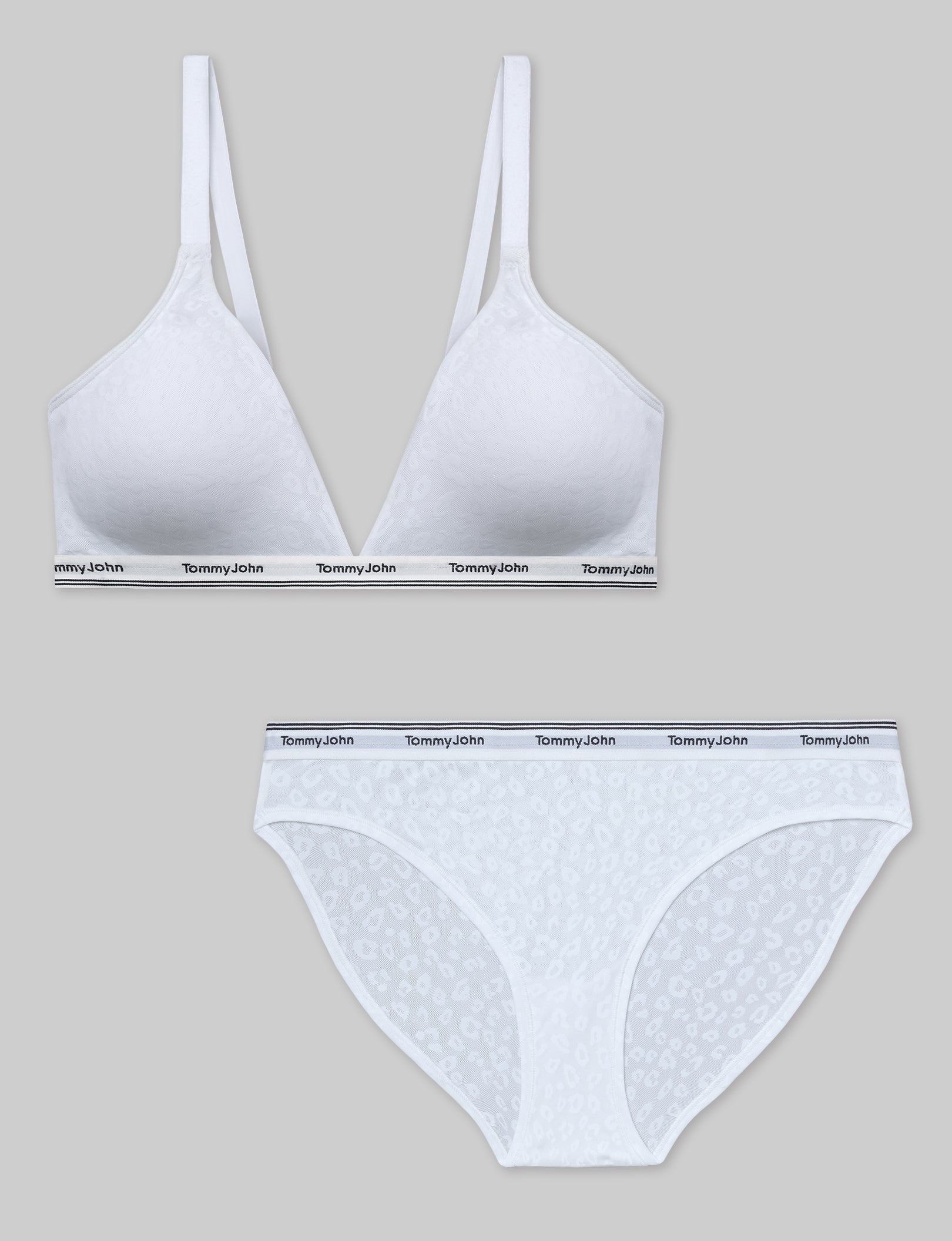 Signature Comfort Lace Triangle Bralette & Bikini Set