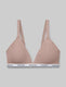 Signature Comfort Lace Triangle Bralette::Fawn Lace::Swatch