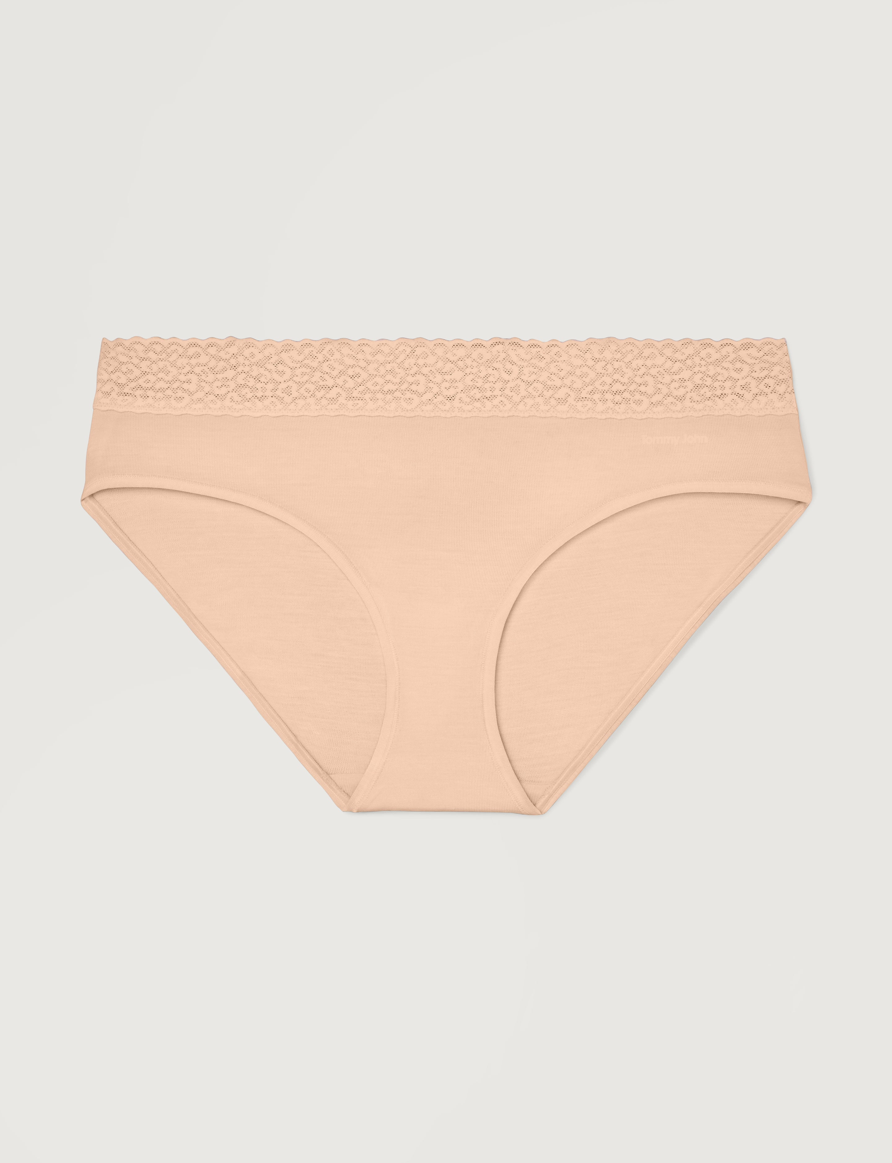 Women's Second Skin Brief, Lace Waist